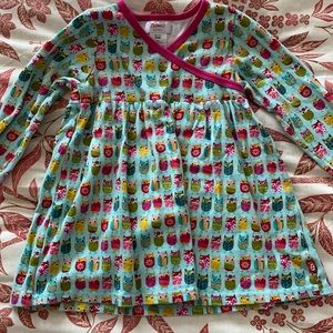 Owl dress / 24m / long sleeve
